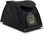 Softclub Small Inverter Generator Cover While Running, Portable Waterproof Generator Shed Cover，Outdoor Generator Tent Cover for Rain, Fit Most 1000-5500 Watt Inverter Generators, Black