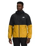 THE NORTH FACE Men's Antora Rain Hoodie (Big and Standard Size), Tnf Black/Arrowwood Yellow, Medium