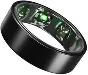 Gabit Smart Ring | Weight Tracker, 7+ Day Battery | Sleep, Fitness, Nutrition, Stress | Auto Workout Detection, VO2 Max | Buy Sizing Kit First | Smart Ring for Men & Women | Titanium, Matte Black 9
