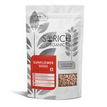 Sorich Organics Sunflower Seeds 200g - Raw Sunflower Seeds for Eating | Diet Food | Healthy Snack | Raw seeds | Source of Antioxidants