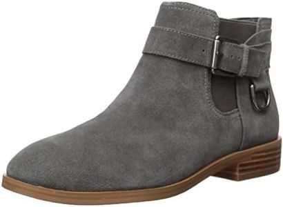 Aerosoles Women's Susan Ankle Boot, Grey Suede, 6.5 M US