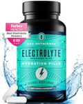 Key Nutrients Electrolyte Tablets - 100 Servings - High Efficiency 0 Sugar, 0 Calories, 0 Carbs Electrolytes Tablets - Hydration Recovery Capsules for Active Lifestyles