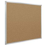 Mead Classic Cork Bulletin Board, 24 x 18 Inches, Aluminum Frame (85360)