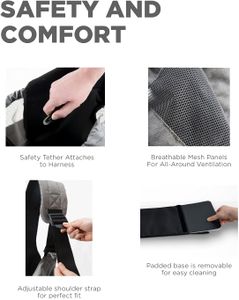 Outward Hound Dog Carrier, Grey – Portable Pet Travel Bag