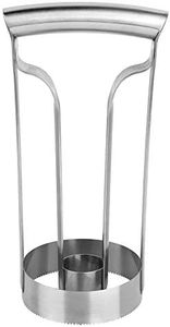 Pineapple Corer Cutter Peeler, Pineapple Cutter Slicer and Corer Remover Stainless Steel Kitchen Tool with Sharp Blades and Non Slip Press Grips Handle for Easy Core Removal Slicing Gadgets