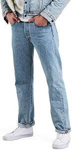 Levi's Men's 501 Original Fit Jeans (Also Available in Big & Tall), Light Stonewash, 33W x 29L