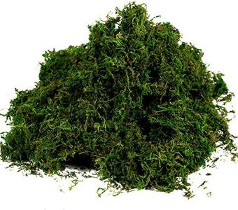 BYHER Artificial Moss Fake Green Grass for Centerpieces Home Kitchen Garden Decor (3.5OZ, Fresh)