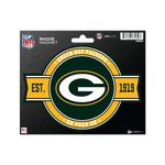 Rico Industries NFL Football Green Bay Packers Standard Badge Magnet - for Car, Fridge