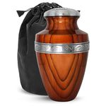 Large Wooden Urn for Ashes - Adult Urn for Human Ashes - Large Cremation Urn for Men & Women - Big Memorial Urn - Honor Your Loved One with Handcrafted Urn for Adults - Ash Urn for Adults & Infants