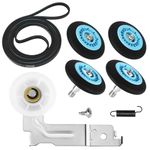 2024 Upgraded Dryer Repair Kit by Beaquicy - Replacement for Samsung Dryer - Includes DC97-16782A Roller, Belt 6602-001655/5ph2337, Idler Pulley DC93-00634A and DC61-01215B Spring