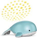 VTech BC8312 Wyatt the Whale Storytelling Baby Sleep Soother with a White Noise Sound Machine Featuring; 10 Stories, 10 Ambient Sounds & 10 Calming Melodies with Glow-on-ceiling Night Light