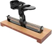 MUBBA Ankle Exerciser | Physiotherapy Rehabilitation Ankle Exercise or Physio Ankle Exercise & Foot Rehabilitation Free Size Black with Wide Wooden Base