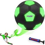 Kickerball Swerve and Curve Size 4 Soccer Ball, Soccer Training Ball with Special Panels to Play Like A Pro, Outdoor and Indoor Soccer Ball, Fun Soccer Ball for Kids and Adults