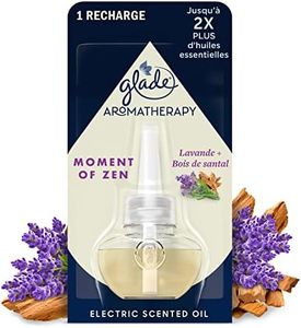 Glade Aromatherapy Electric Scented Oil Recharge Moment of Zen parfum Lavande et Bois de Santal, 20 ml