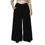 TURNING BLUE Extra Wide High Rise Plus Size Jeans for Women Black