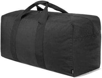 Vorspack Extra Large Duffle Bag for Travel - 100L/150L Duffel Bag for Men Gear Bag for Storage Camping Overnight, Black, 100L