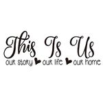 This is Us Our Story Our Life Our Home Family Wall Decal Love Quote Vinyl Wall Lettering Home Décor