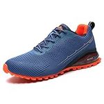 Dannto Running Shoes Mens Trainers Lightweight Outdoor Sports Shoes Athletic Gym(Blue,44)