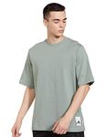 Adidas Men's Fitted T-Shirt (IL6589_SILGRN