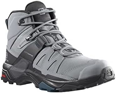 Salomon X Ultra 4 Mid GTX Hiking Shoe - Women's Quarry/Black/Legion Blue, Quarry/Black/Legion Blue, 7.5