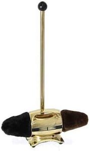 Beck Shoe Polisher Diplomat, Brass, 17 in x 6 in x 30 in