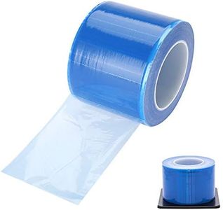 Barrier Film - Yuelong 1200 Sheets 4' x 6' Barrier Film Roll with Dispenser Box, Thick Disposable Protective PE Film Barrier Tape for Defend Against Infections Dental Tattoo