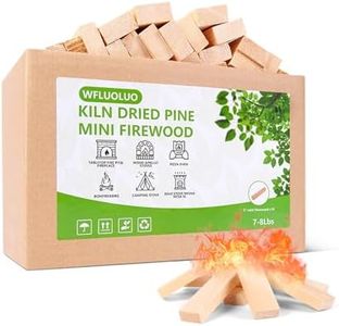 WFLUOLUO Mini Firewood 5'' Lengths Pine Kiln Dried Firewood Great Solo Stove Accessories Tool Prefect for Solo Stove Mesa and Mesa XL,Tabletop Fire Pit,Wood Stove Accessories,Pizza Oven Wood