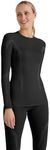 FALKE Women's Wool Tech. Base Layer Top, Black (Black 3000), M, 1 Piece