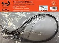 Fox Snares - 12 Pack - Ready to use, Effectively captures Fox - Snare Wire Trapping (SLIMLOCK - Locking System)