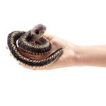 Folkmanis Puppets 2783 Snake Finger Puppet, Brown/A, 1 Ea