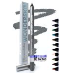 Wonderskin Eyeliner Pencil, 1440 Longwear Blue Glitter Eyeliner Pencil - Waterproof, Sharpenable & Smudge Proof (Oyster Blue)
