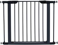 Midwest 29" High Walk-Thru Steel Pet Gate, 29" - 38" Wide in Textured Graphite