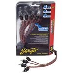 Stinger SI4420 20-Foot of 4-Channel 4000 Series RCA Interconnect Cables