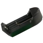 CONSONANTIAM 14650 18650 All Type Lithium Ion Battery Charger 1-Slot Lithium ion Battery Cell Rechargeable use 3.7v 2200mAh Li-ion Battery Original Power (1-Cell-Charger)