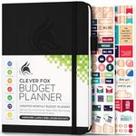 Clever Fox Budget Planner - Expense Tracker Notebook. Monthly Budgeting Journal, Finance Planner & Accounts Book to Take Control of Your Money. Undated - Start Anytime. A5 Size Black Hardcover