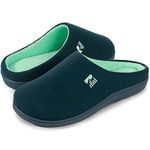 RockDove Women's Original Two-Tone Memory Foam Slipper, Size 9-10 US Women, Teal