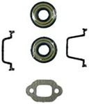 EngineRun Gasket Kit Oil Seals 5pcs Set Compatible with Husqvarna 445 445e 445 II 450 450 Rancher Chainsaws OEM 544972001 544 97 20-01