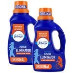 Febreze In-Wash Laundry Odor Eliminator, Fresh Scent, 50 Fluid Ounce (Pack of 2)