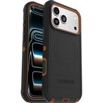 OtterBox iPhone 17 Pro Max (Only) - Defender Series Case - Black Chateau (Black & Orange) - Snaps on MagSafe - Tough - Rugged & Durable