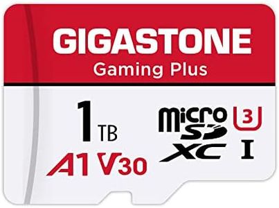 GIGASTONE 1TB Gaming Plus Series Memory Card Speed Up to 150/120MB/s for Nintendo-Switch, Steam Deck, 4K Video A1 V30 U3 MicroSDXC with SD Adapter