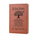 WHLBHG Pastor Gifts Pastor Leather Journal Notebook Pastor Appreciation Gifts Christian Gifts Minister's Gift Pastor Definition Notebook Birthday Gift (To our Pastor)