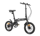 ECOSMO 16" Folding City Bicycle Bike 6SP gears, Full Disc brakes, 16AF02Black