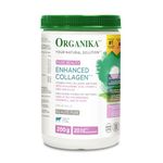 Organika Canadian-Made Enhanced Collagen Pure Beauty - Combination of Collagen, Hyaluronic Acid, Vitamin C, Zinc, and Silica- 200g