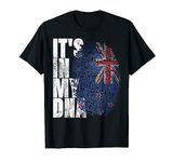 It's In My DNA New Zealand Maori Kiwi Gifts Haka Fan NZ Flag T-Shirt