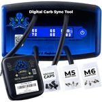 4-Channel - The Digi Sync (Model DS3+) - Throttle Body & Digital Carb Sync Tool | Carburetor Synchronizer | Balancer | Vacuum Gauge | Peaking Manometer Tune NOT carbtune Motion pro syncpro Alpha Moto