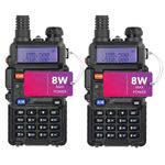 MatLogix Walkie Talkie Light Weight with Rechargeable Battery - 2 Way Radio Fun and Playtime Adventure for Kids and All Ages - Set of 2