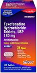 Ohm Fexofenadine Antihistamine Indoor Outdoor Allergy Relief 150Tablets