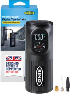 Ring TyreInflate Go 2 Cordless Tyre Inflator – Portable Air Pump