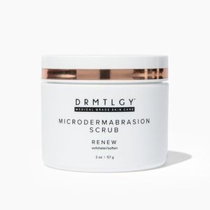 DRMTLGY Microdermabrasion Facial Scrub and Face Mask. Non-Abrasive Face Exfoliator Improves Acne Scars, Blackheads, Pore Size, and Skin Texture. 60ml