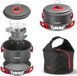 Alocs 7Pcs Camping Cookware, Portab